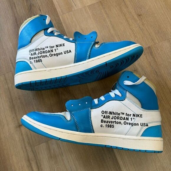 Jordan Off White x Jordan 1 Retro High OG UNC 2018 Size Men’s 12 AQ0818-148 main image 10